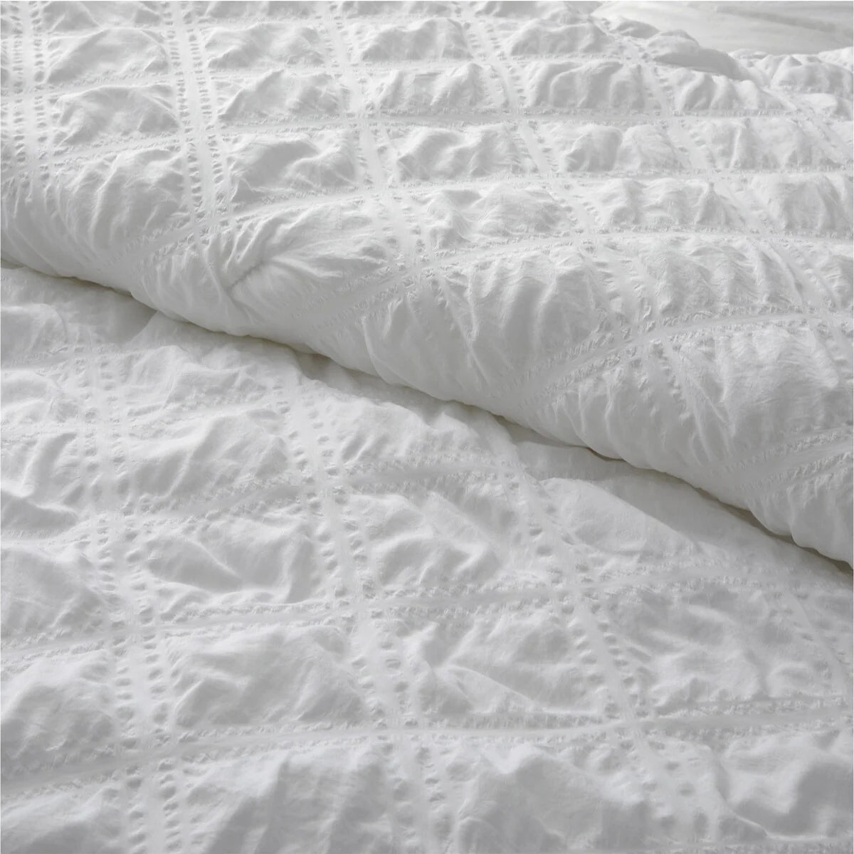 All Season Bubble Ruched Down Alternative Comforter Set