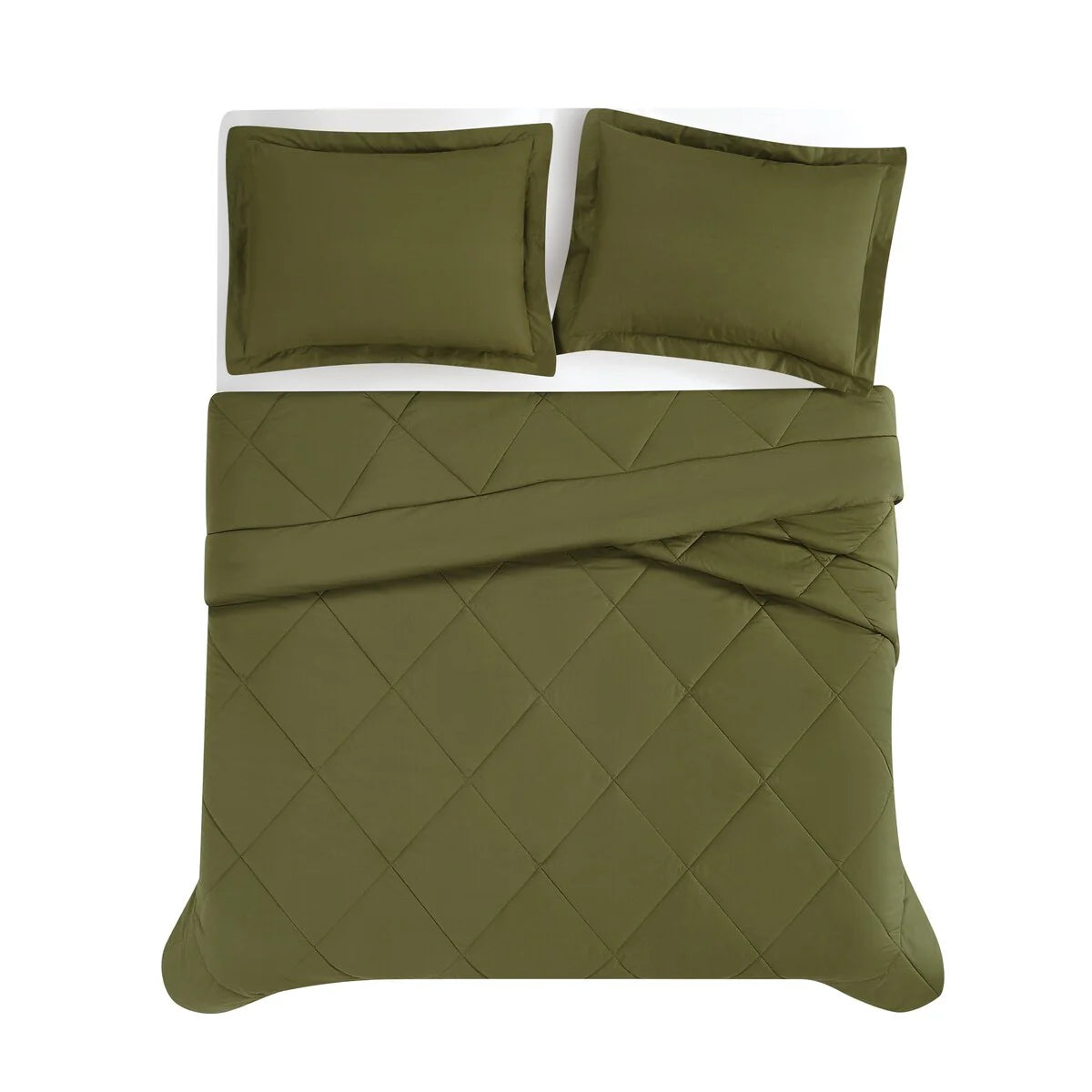 Cannon Solid Percale Comforter Set