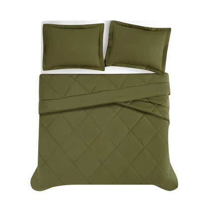 Cannon Solid Percale Comforter Set