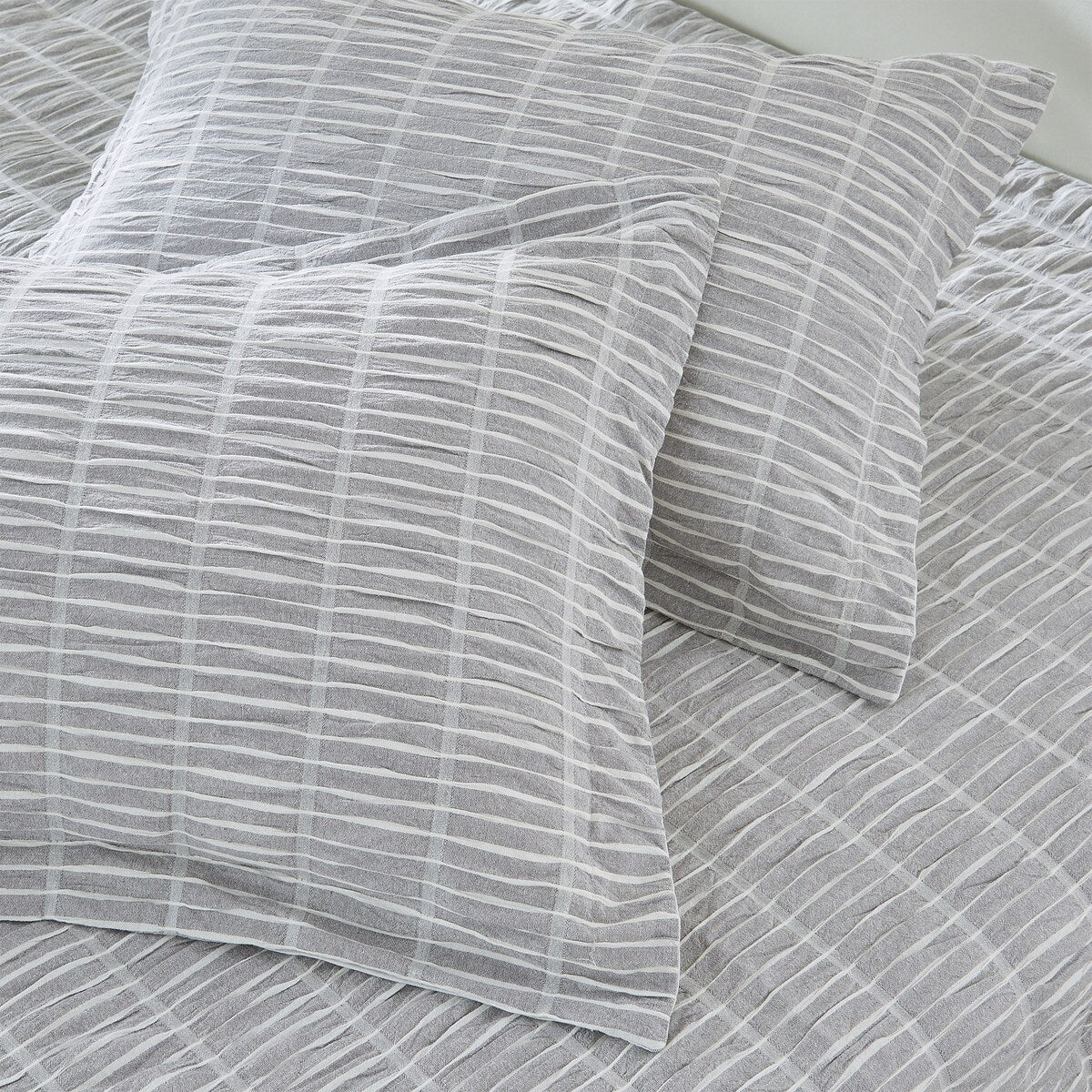Patina Vie Maison Down Alternative Reversible Puckered Stripe 3 Pc. Comforter Set