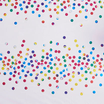 Intelligent Design Cora Rainbow Iridescent Metallic Dot Comforter Set