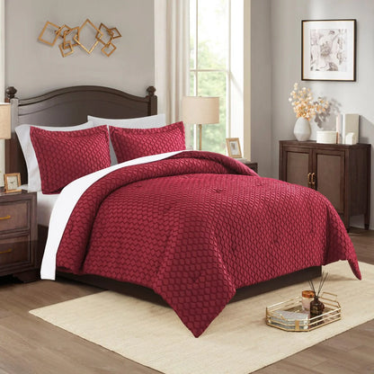 Boho Comforter Set,Tufted Design Bedding Set