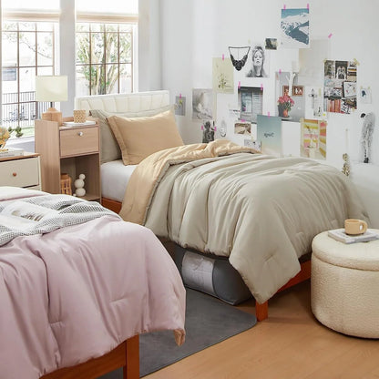Dorm Haul? - Cozy College Comforter Set - Twin XL Reversible Bedding