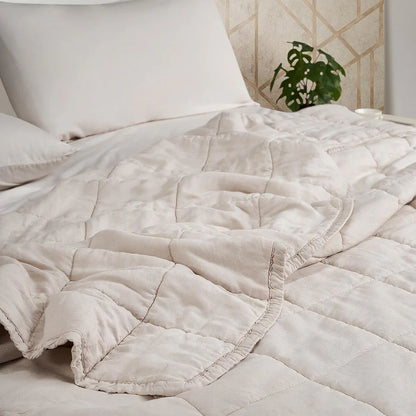 Dark Sky Reserve? - Bamboo Linen Comforter - Portugal Made - Creamy Beige