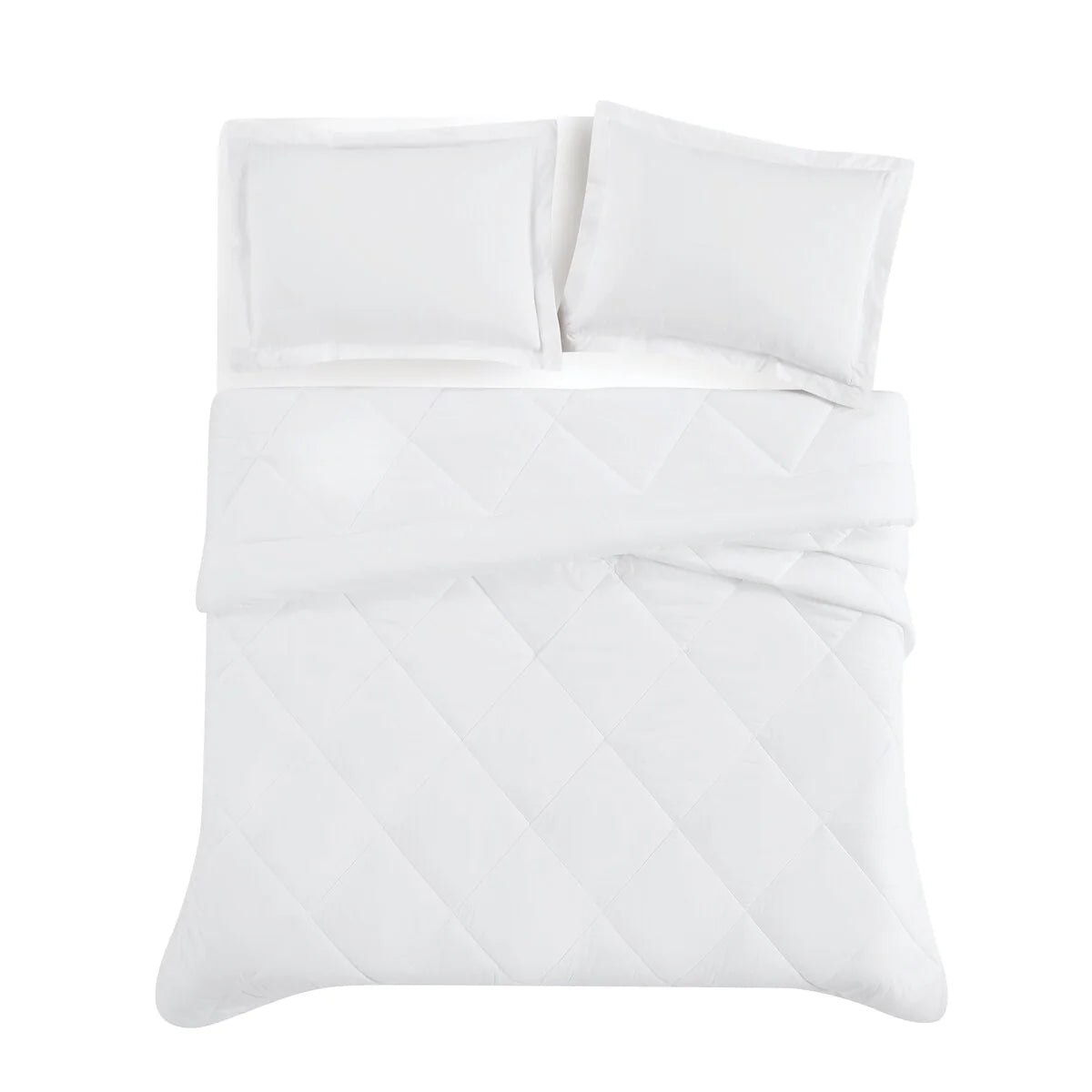 Cannon Solid Percale Comforter Set