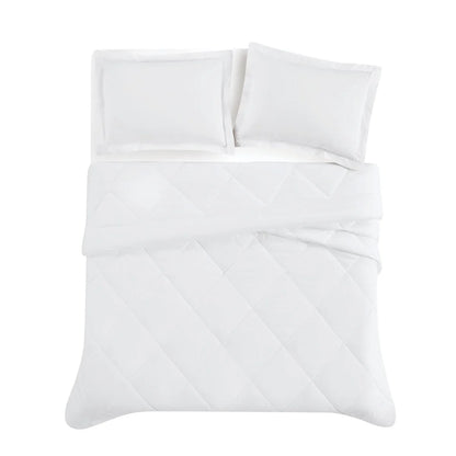 Cannon Solid Percale Comforter Set