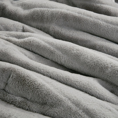 Madison Park Eve Faux Fur Comforter Set