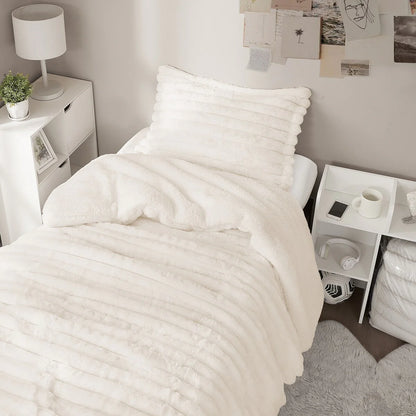 Roll Cakes Chunky Bunny - Coma Inducer? Oversized Comforter Set - Cream