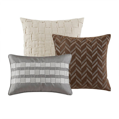 Madison Park Signature Prescott Jacquard Oversized Duvet Style Comforter Set