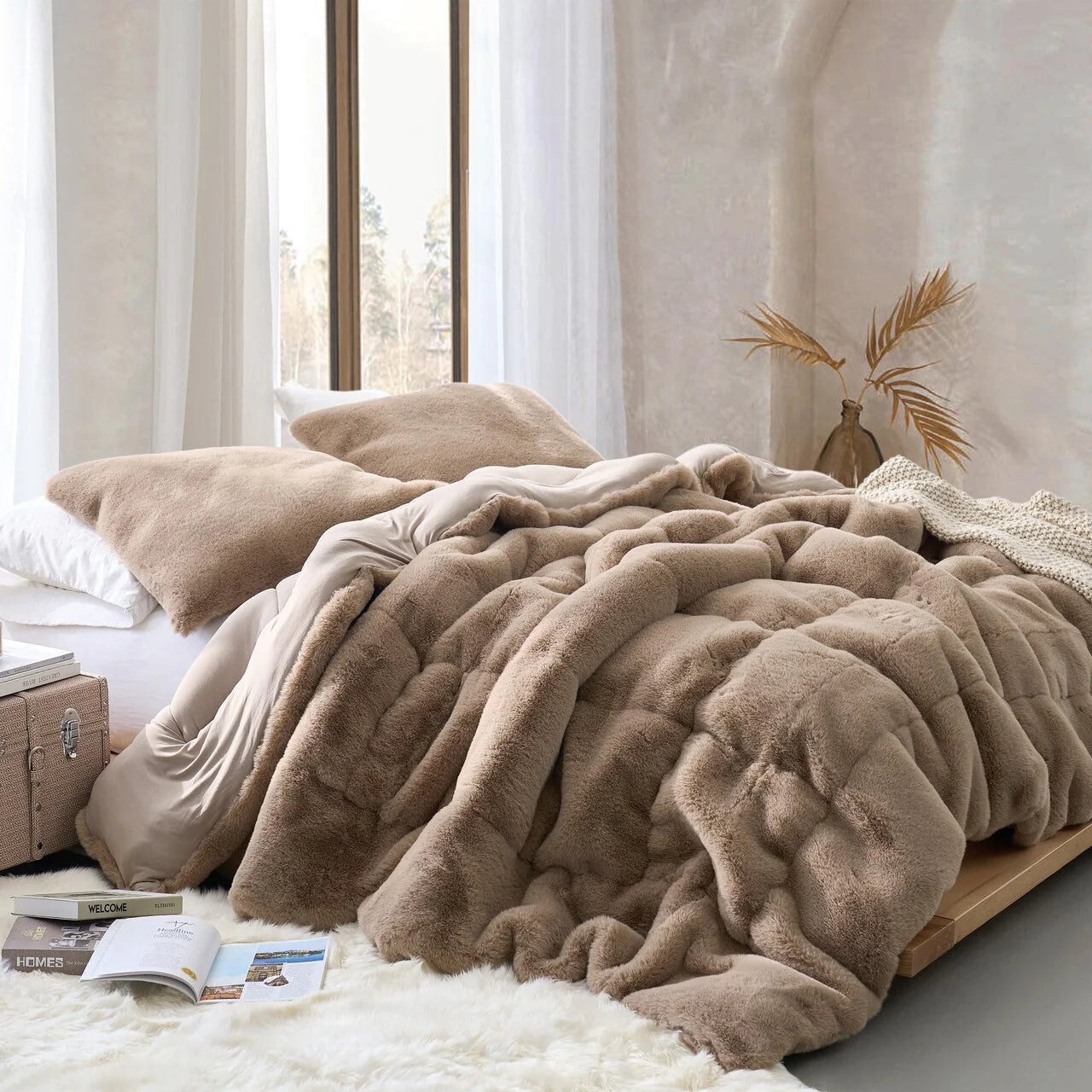 Chunky Bunny Yoga - Coma Inducer? Oversized Comforter - Cobblestone