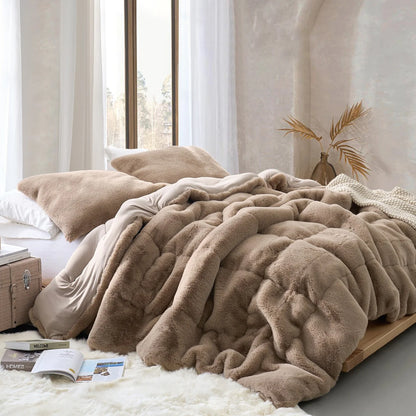 Chunky Bunny Yoga - Coma Inducer? Oversized Comforter - Cobblestone