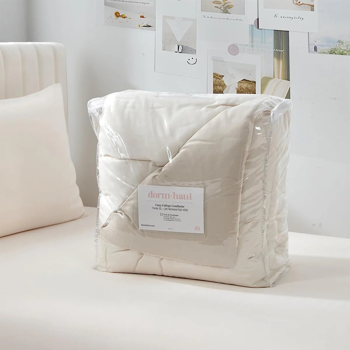 Dorm Haul? - Cozy College Comforter Set - Twin XL Reversible Bedding
