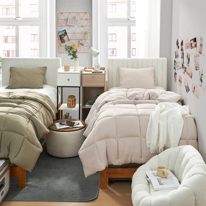 Beachfront Avenue? - Coma Inducer? Oversized Cooling Comforter Set - Gray Taupe