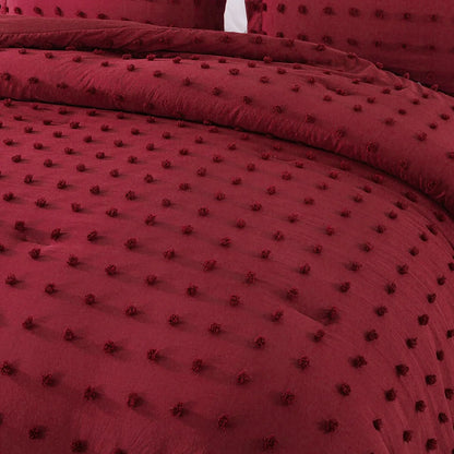 Tufted Design Jacquard Comforter Set