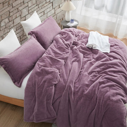 Softer than Soft? - Coma Inducer? Oversized Comforter Set - Elderberry