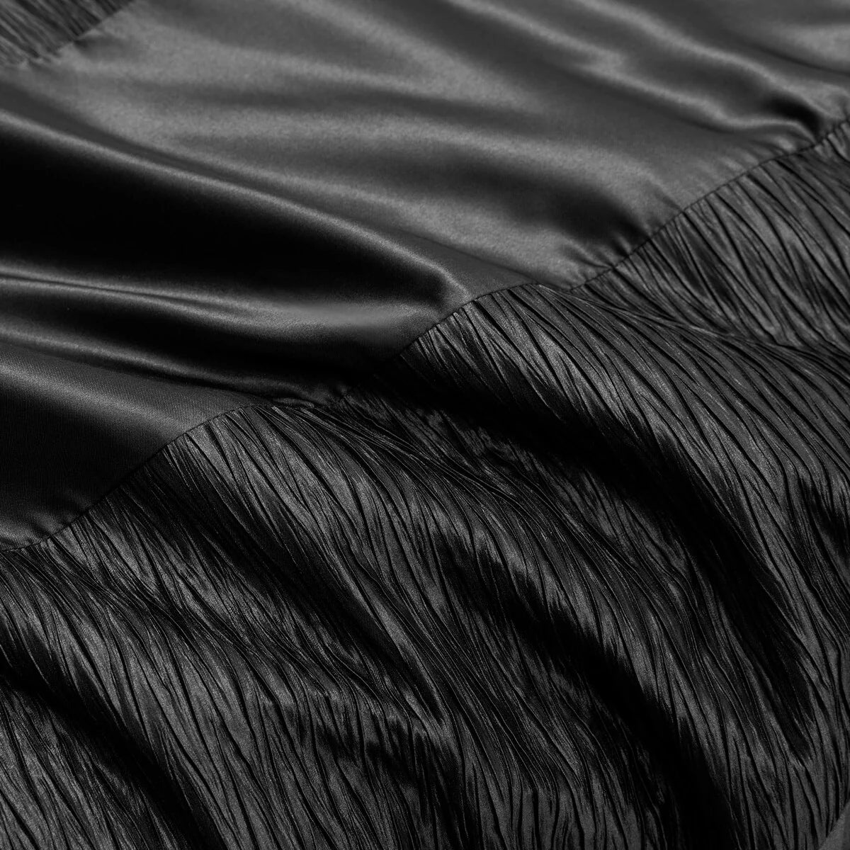 Juicy Couture Glam Night Black Stripe Comforter Bedding Set