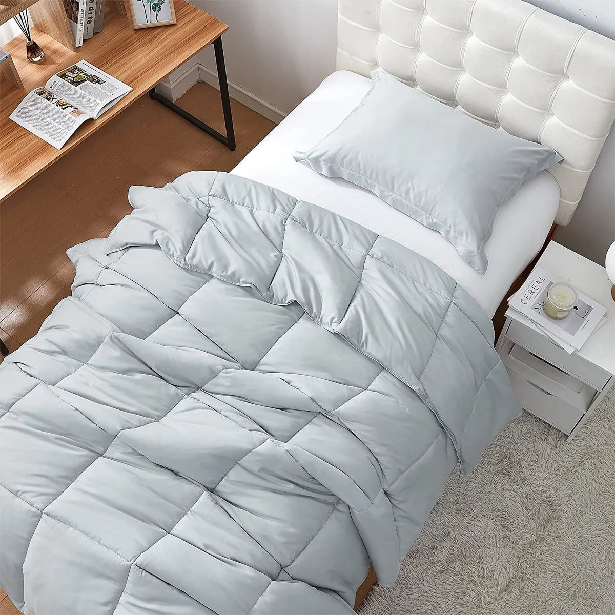 Snorze? Cloud Comforter Set - Coma Inducer? Ultra Cozy - Glacier Gray