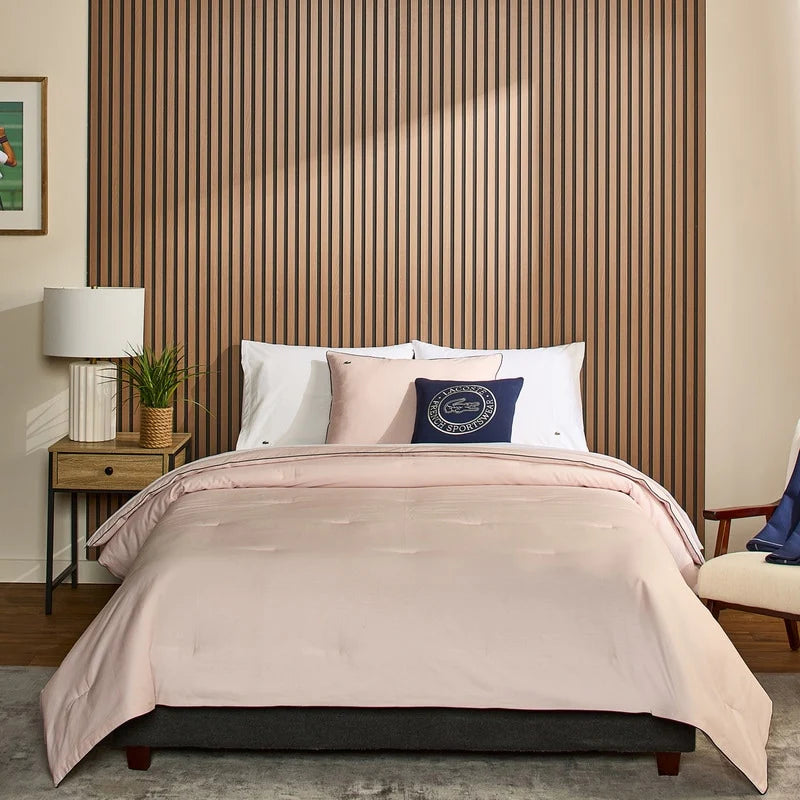 Lacoste Tiebreak 3-Piece Percale Cotton Comforter Set