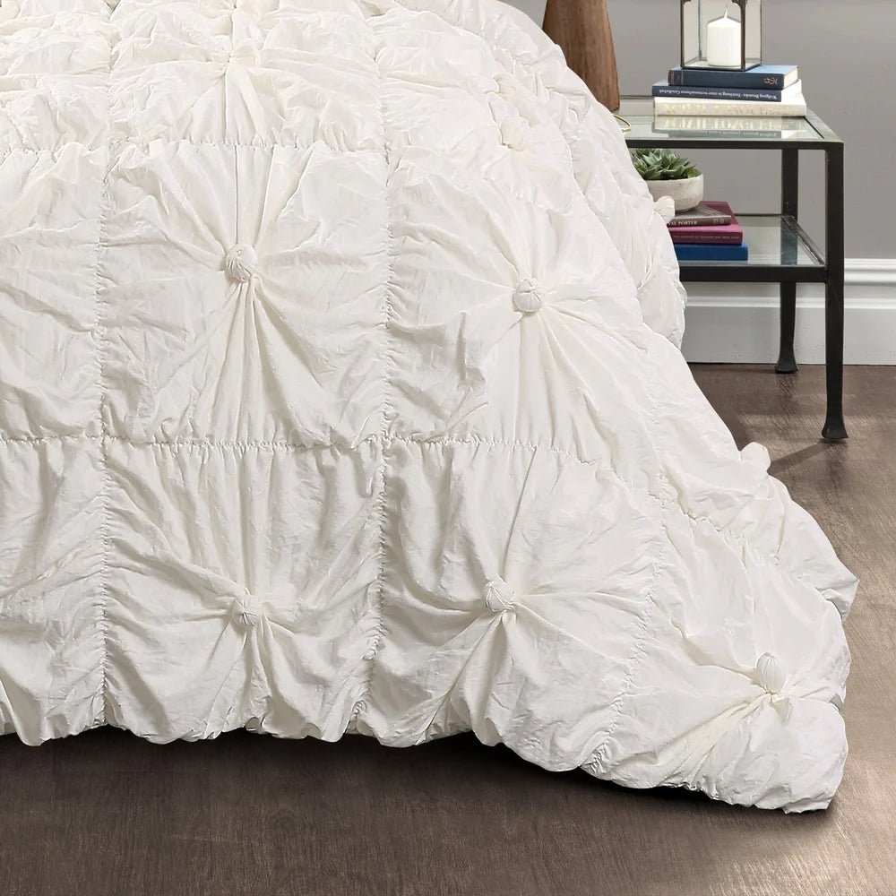 Lush Decor Bella Sabby Chic 3 Piece Comforter Set