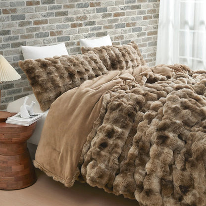 Beary Soft - Coma Inducer? Oversized Comforter Set - Kodiak Brown