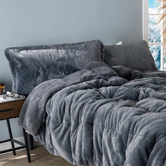 DG OG Chunky Bunny - Coma Inducer? Comforter Set - USA Lightweight Filled - Steel Gray