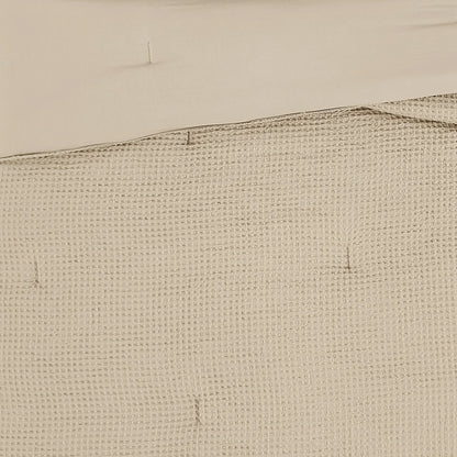 Truly Soft Textured Waffle Comforter Set