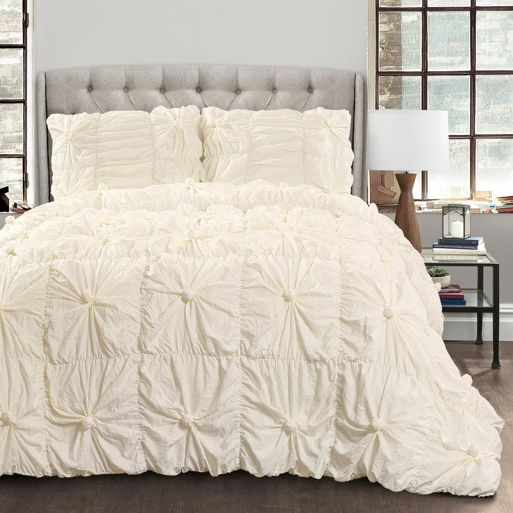 Lush Decor Bella Sabby Chic 3 Piece Comforter Set