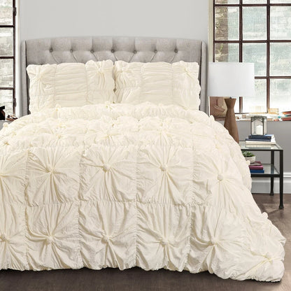 Lush Decor Bella Sabby Chic 3 Piece Comforter Set
