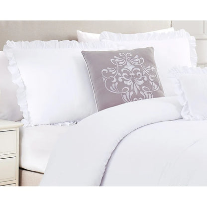 Portland Ruffled Washed Comforter Set