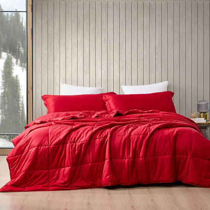 Menopleasing - Coma Inducer? Oversized Cooling Comforter Set - Barbados Cherry