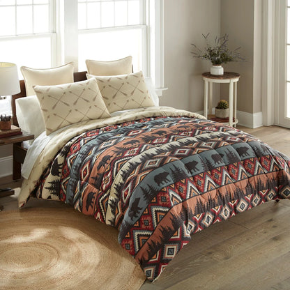 Bear Totem 3 PC Comforter Set from Your Lifestyle by Donna Sharp