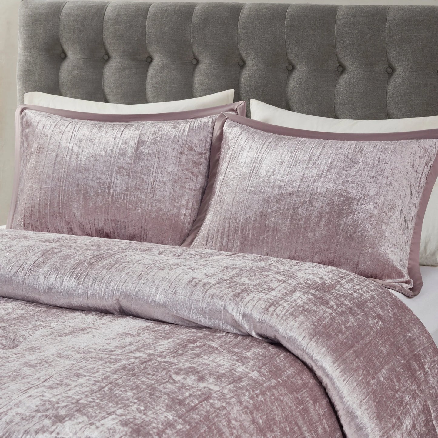 Madison Park Reagan 5 Piece Crinkle Velvet Comforter Set