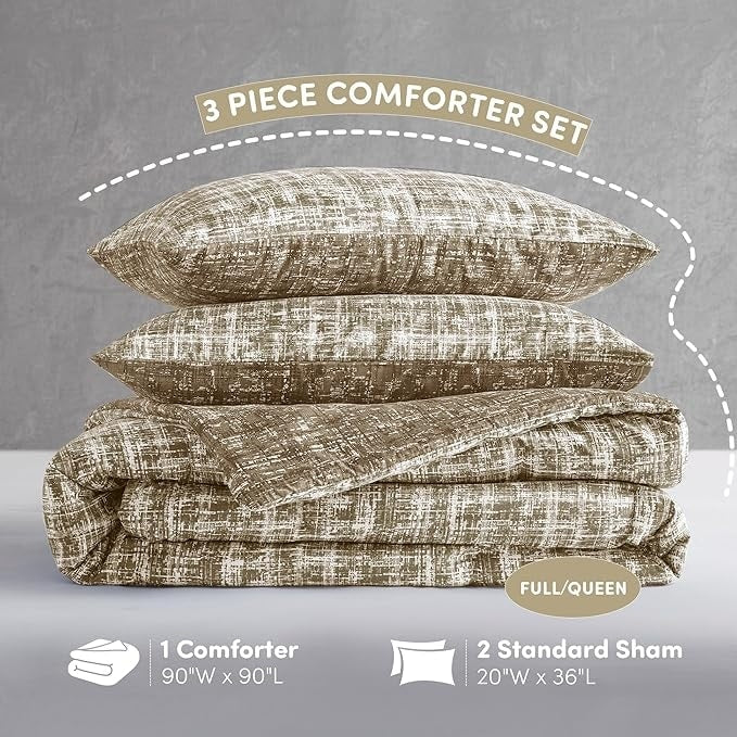 Chelsea Square Maca Modern Reversible Comforter Set