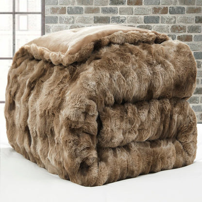 Beary Soft - Coma Inducer? Oversized Comforter Set - Kodiak Brown