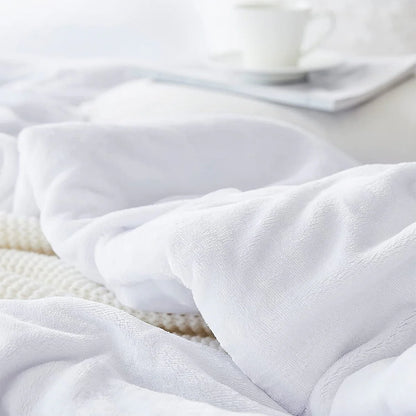 The Original Plush - Coma Inducer? Oversized Comforter Set - Pearl White