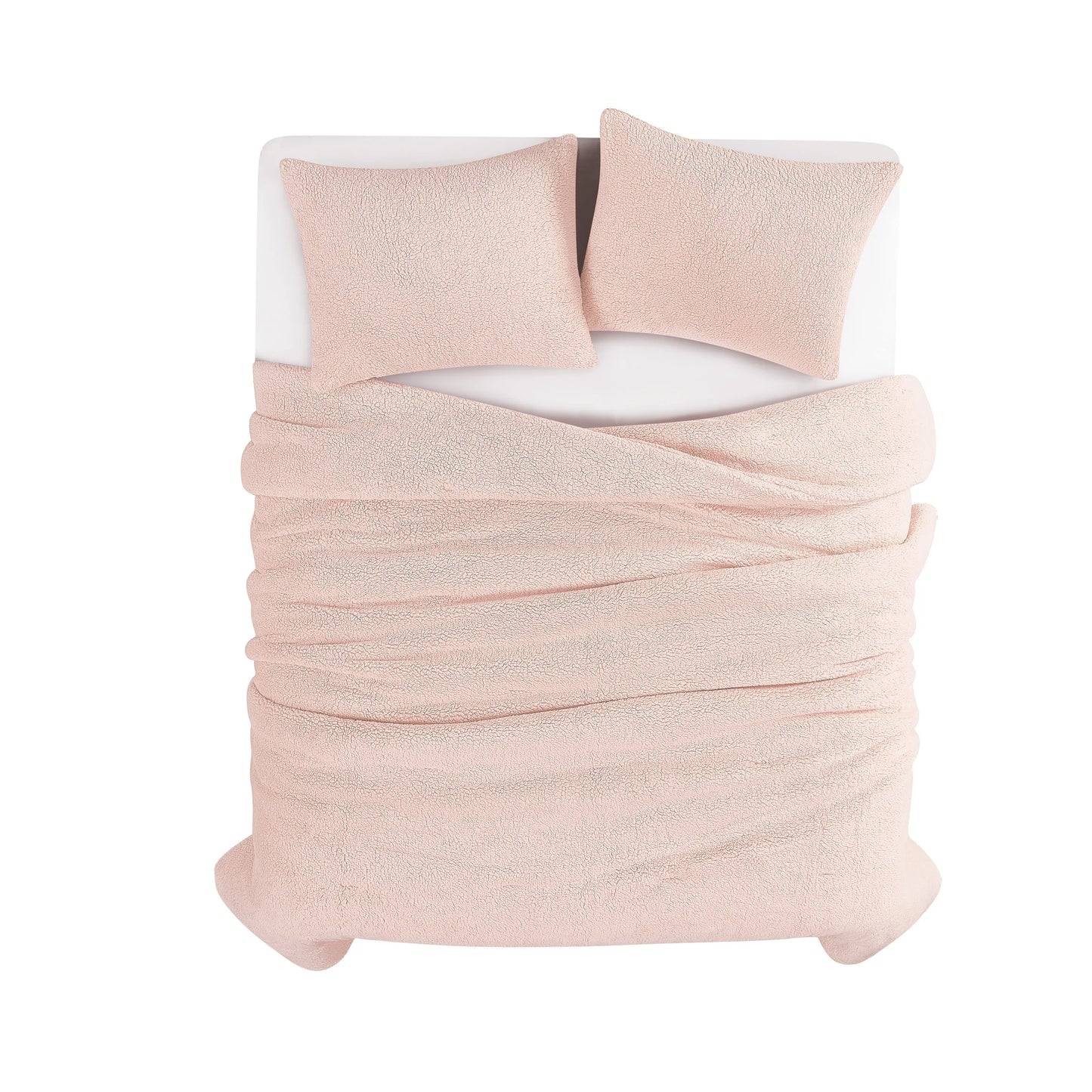 Brooklyn Loom Marshmallow Sherpa Comforter Set