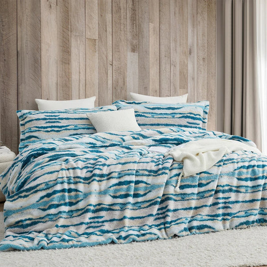 Cozy Rivers - Coma Inducer? Oversized Comforter Set - Creekside Turquoise