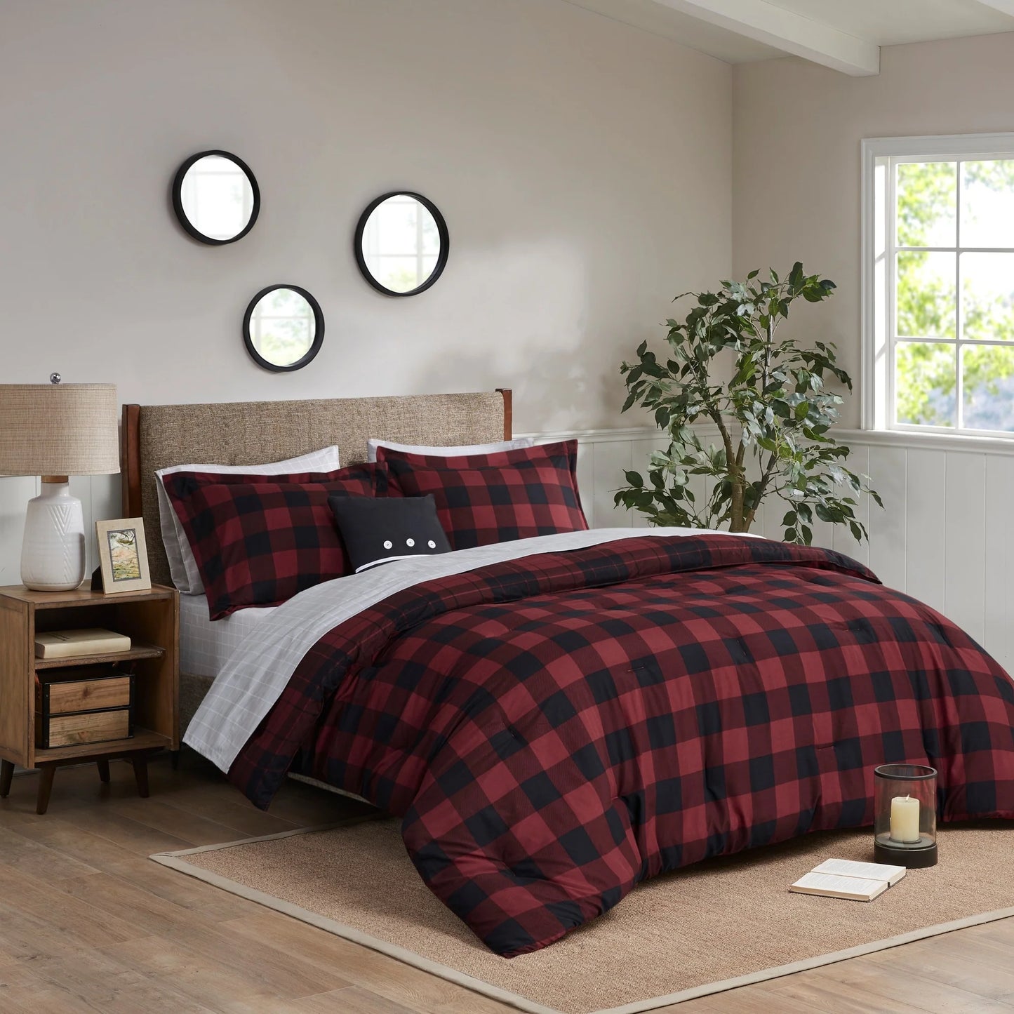 Madison Park Essentials Colebrook Reversible Comforter Set with Bed Sheets