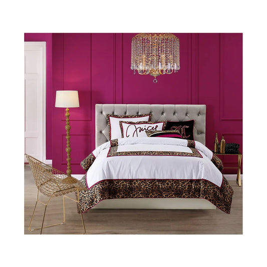 Juicy Couture Regent Leopard Three Piece Comforter set