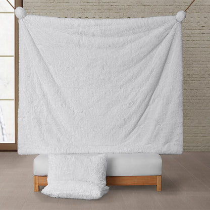 Full of Fluff - Coma Inducer? Oversized Comforter Set - White