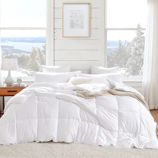 Snorze? Cloud Comforter Set - Coma Inducer? Ultra Cozy - White