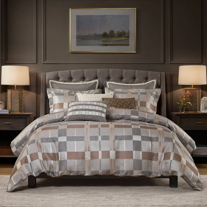 Madison Park Signature Prescott Jacquard Oversized Duvet Style Comforter Set