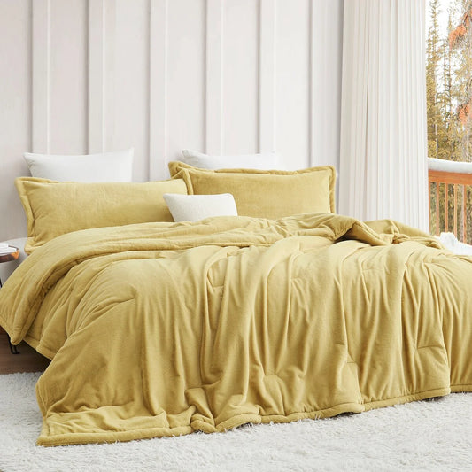 Softer than Soft? - Coma Inducer? Oversized Comforter Set - Sunlight Moss