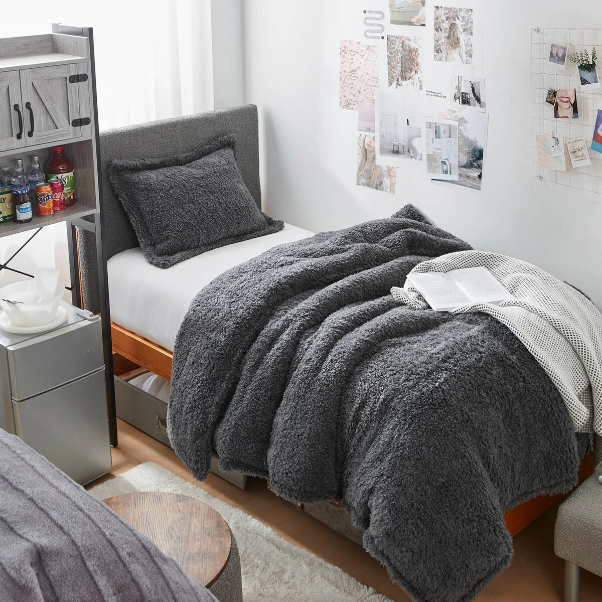 Pumi - Coma Inducer? Oversized Comforter Set - Dark Gray
