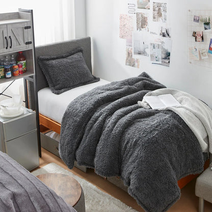Pumi - Coma Inducer? Oversized Comforter Set - Dark Gray