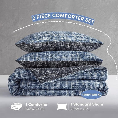 Chelsea Square Maca Modern Reversible Comforter Set