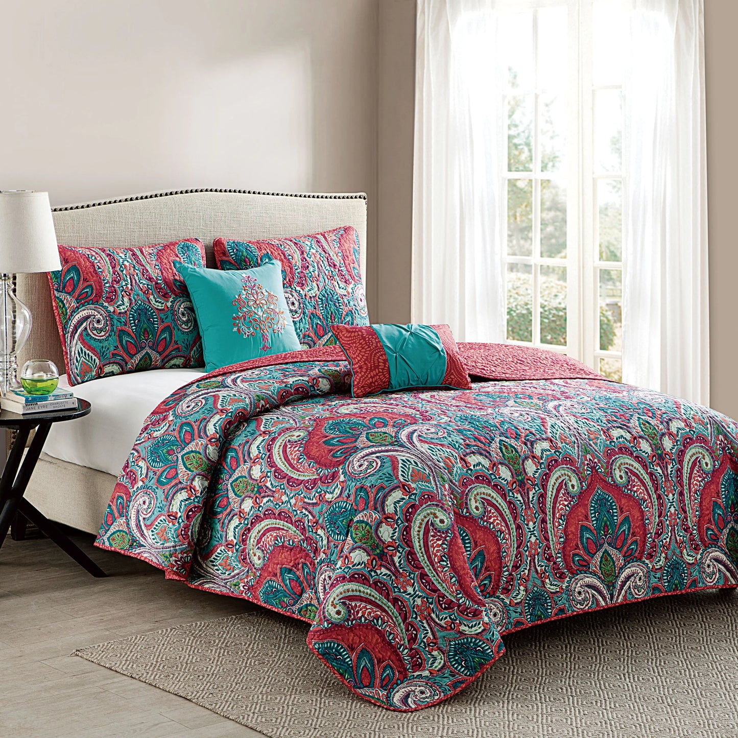 VCNY Home Casa Re'al Damask Reversible Comforter Set