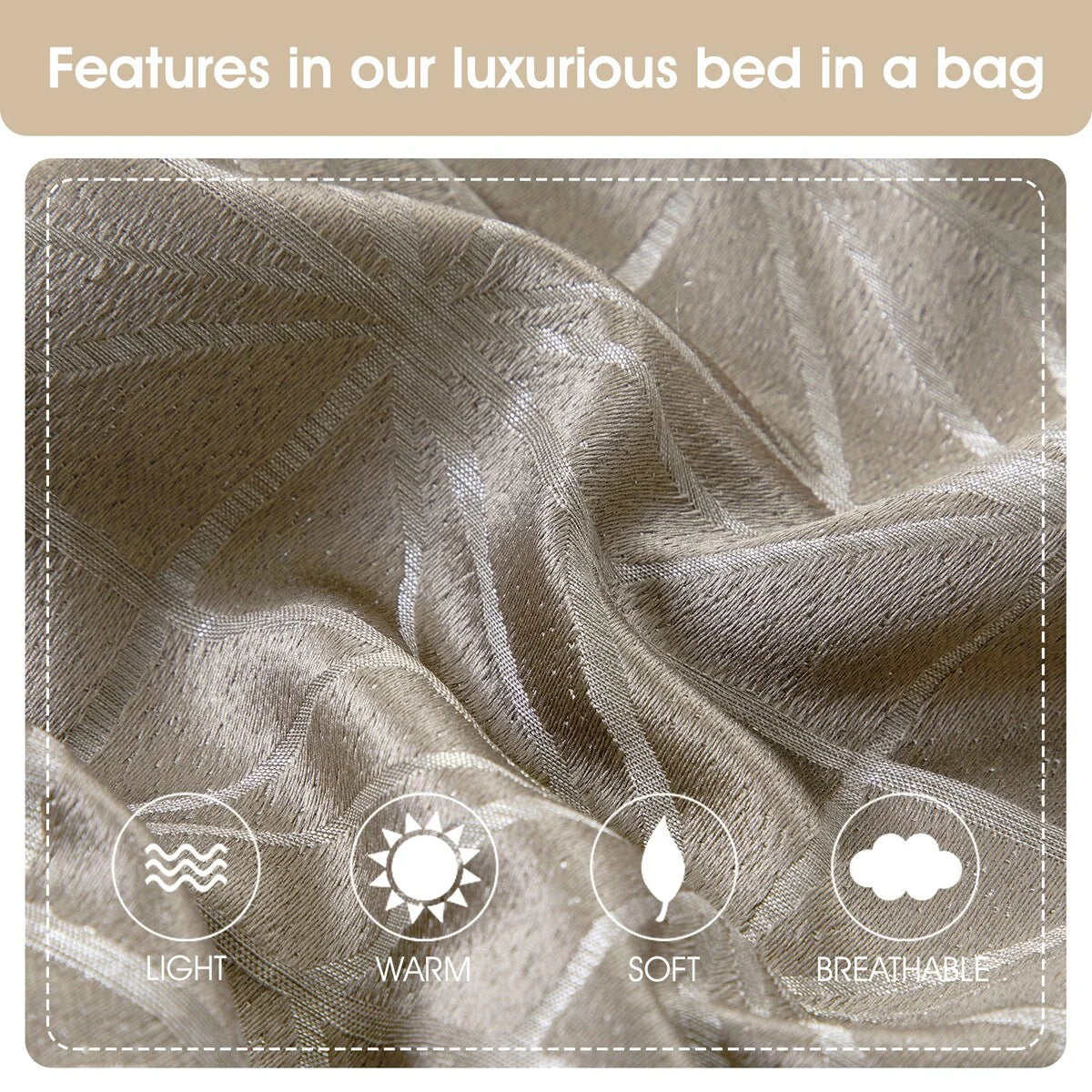 Nanshing Bryan 6 Piece Glam Geometric Comforter Set