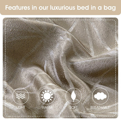 Nanshing Bryan 6 Piece Glam Geometric Comforter Set