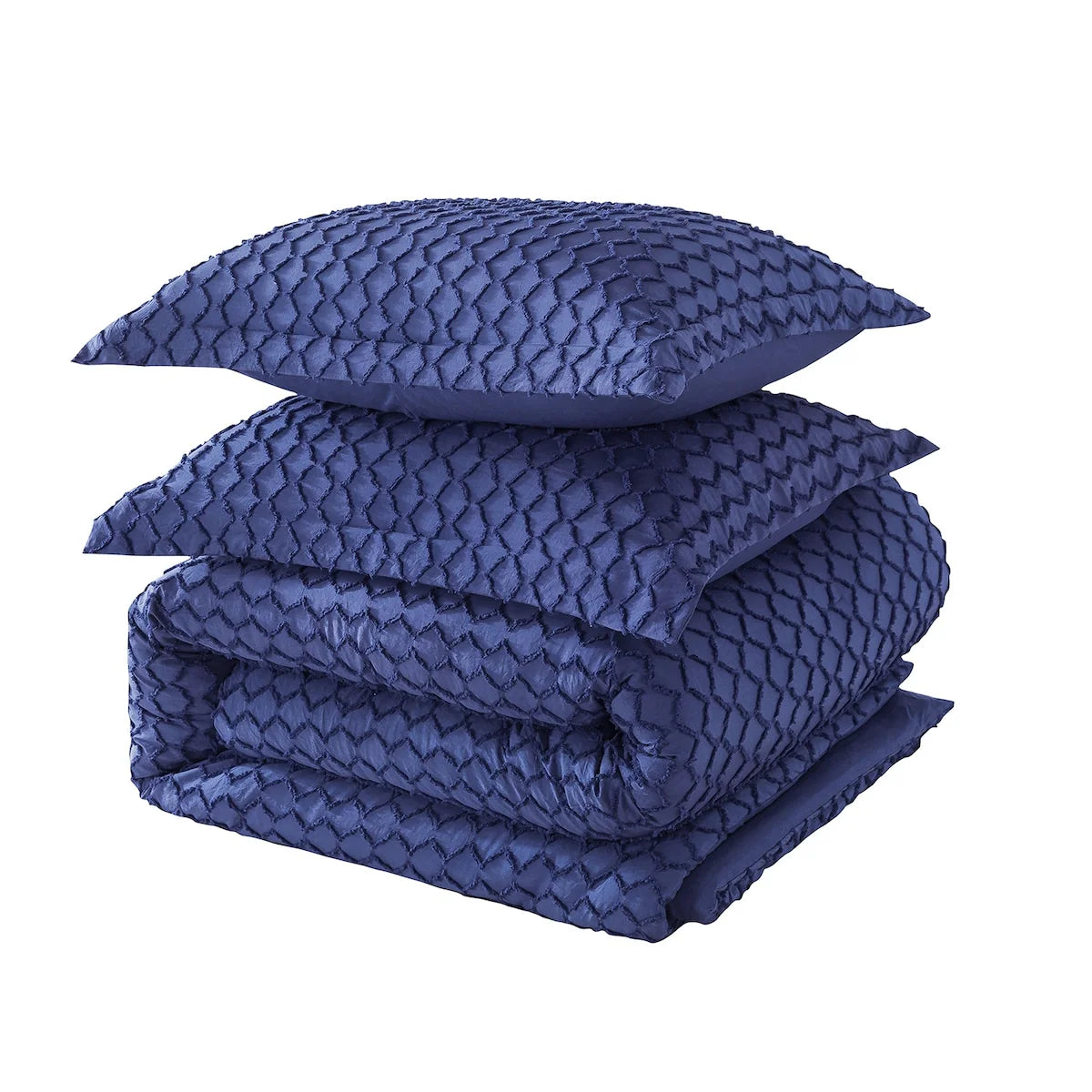 Boho Comforter Set,Tufted Design Bedding Set